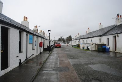 street with houses